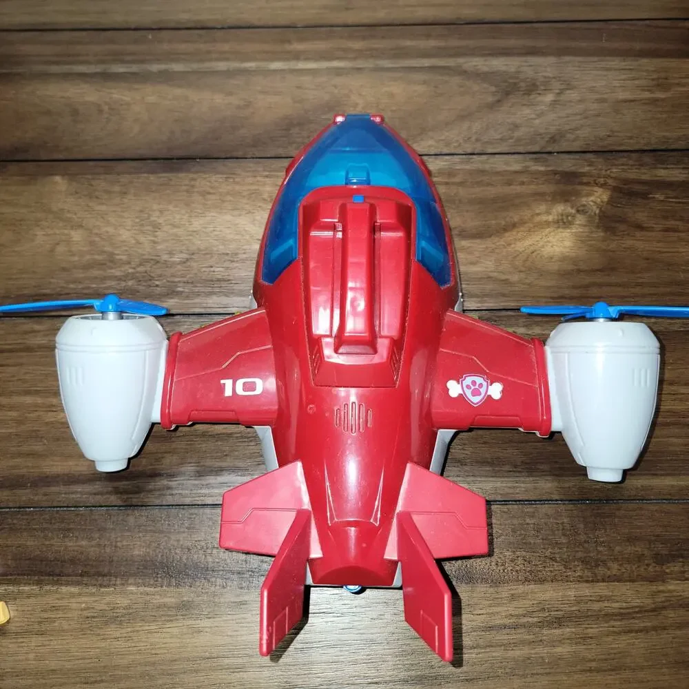Paw Patrol Light and Sound Air Patroller Plane + 9 Paw Patrol Dogs